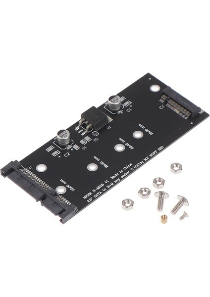 2020 B + M Anahtar M.2 SSD Ngff 2,5 Inç 15 Pin Sata 3 Dönüşlü SSD Dönüştürücü Adaptör Kartı (Yurt Dışından) fırsatları