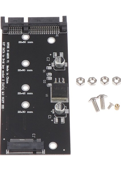 2020 B + M Anahtar M.2 SSD Ngff 2,5 Inç 15 Pin Sata 3 Dönüşlü SSD Dönüştürücü Adaptör Kartı (Yurt Dışından) indirimleri