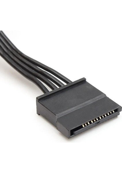 Çoklu HDD Için 4 Pin Molex Erkek - 5 x 15 Pin Sata Dişi Güç Kablosu Adaptörü (Yurt Dışından)