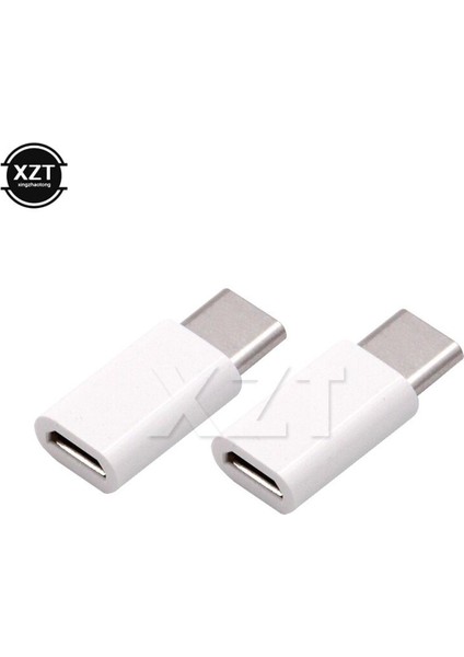 At 5pcs Usb-C Tip-C Mikro USB Veri Şarj Adaptörü Dönüştürücü Konektörü Yeni (Yurt Dışından)