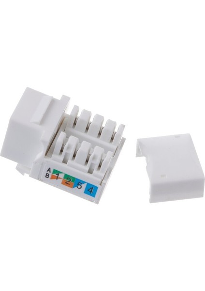 Cat6 Ağ Modülü Bilgi Soketi RJ45 Konnektör Adaptörü Keystone Jack R91A (Yurt Dışından)