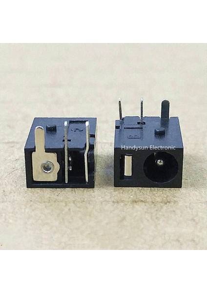 DC-006B Dc Güç Soketi Dişi Taban 3.5x1.3mm 3pin Düz Fiş Tüm Bakır Güç Şarj Tabanı Sonrası Panel Montaj Konektörü (Yurt Dışından)