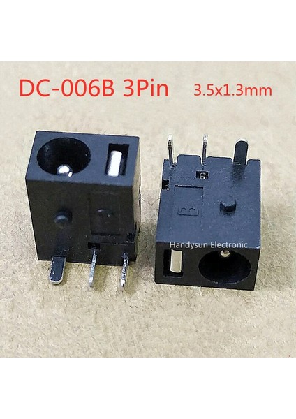 DC-006B Dc Güç Soketi Dişi Taban 3.5x1.3mm 3pin Düz Fiş Tüm Bakır Güç Şarj Tabanı Sonrası Panel Montaj Konektörü (Yurt Dışından) fırsatları