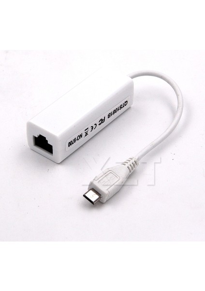 At Mikro USB 2.0 5 Pin Ethernet 10/100 M RJ45 Ağ Lan Kablosu Adaptör Kartı Mikro Usb'den Lan Kartına Konektörü Tablet Için (Yurt Dışından) fırsatları