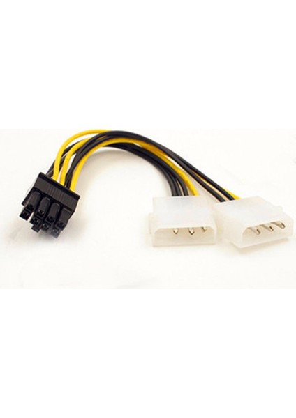 18 cm 8pin Çift 4pin Ekran Kartı Güç Kablosu Y Şekli 8 Pin Pcı Express Çift 4 Pin Molex Grafik Kartı Güç Kablosu #280903 (Yurt Dışından) modelleri