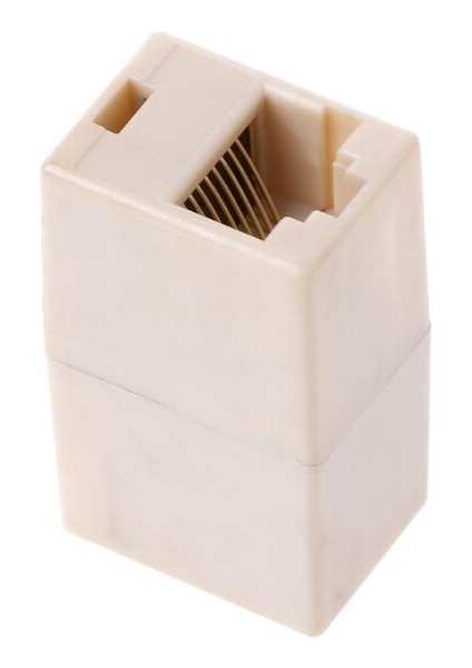 1 Adet 8 Telli RJ45 Cat5 CAT5E Ağ Ethernet Konektörü Adaptörü (Yurt Dışından) fırsatları