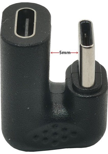 Sol Sağ Yukarı Aşağı Açı Adaptörü USB C 180 Derece USB Tip C Erkek - Dişi Uzatma Dönüştürücü Yalnızca Telefon Tablet Için Şarj (Yurt Dışından) indirimleri