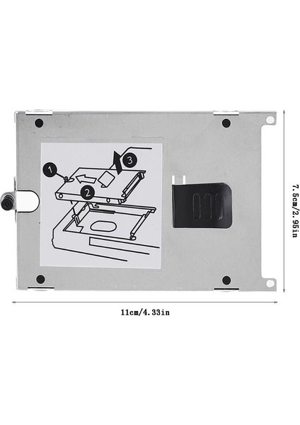 Pc Bilgisayar Dizüstü HDD Sabit Disk Taşıyıcı Montaj Çerçevesi Tepsi Braketi Hp 6910P NC6400 NC4400 6930P 8510P 6515B 8710W A6HE (Yurt Dışından)
