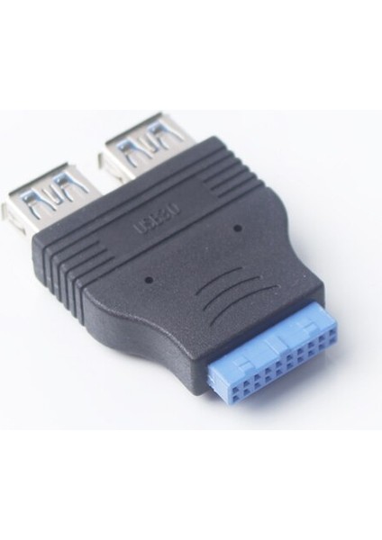 Ult-Best Anakart 20PIN Başlık 2 Port Usb3.0 Tip A Dişi Konnektör Hub Adaptörü Asus Acer Gigabyte Anakart Için (Yurt Dışından) modelleri