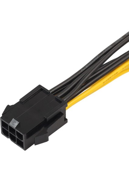 Pcı-E 6 Pimli - 2x 6+2 Pimli (6 Pimli/8 Pimli) Güç Ayırıcı Kablosu Pcıe Pcı Express Ekran Kartı Güç Uzatma Kablosu 0329#2 (Yurt Dışından)