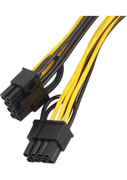 Pcı-E 6 Pimli - 2x 6+2 Pimli (6 Pimli/8 Pimli) Güç Ayırıcı Kablosu Pcıe Pcı Express Ekran Kartı Güç Uzatma Kablosu 0329#2 (Yurt Dışından) indirimleri