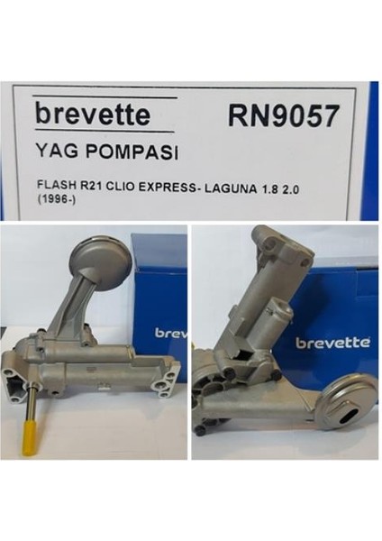 Yağ Pompası RN9057 Flash R21 Clıo Express Laguna 1.8 2.0 Gold