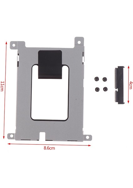 Dell Latitude E5420 E5520 Serisi Için Konektörlü Yedek Sata HDD Sabit Sürücü Caddy (4 Vida Dahil) D80V4 (Yurt Dışından)