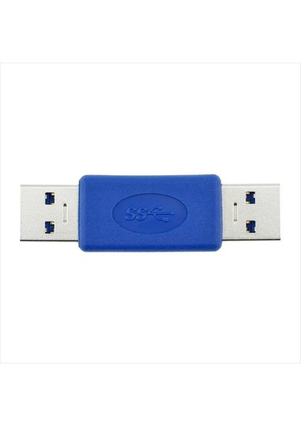 1 Adet USB 3.0 Tip A Erkek Tip A Erkek Fiş Konnektörü Adaptörü Usb3.0 Dönüştürücü Konnektör Adaptörü Am Am Mavi (Yurt Dışından) modelleri