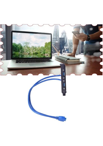 Tam Boyut Braketi Anakart 20PIN 2 Port USB Konektör Yuvası Dişi Adaptör Kablosu Pcı Plaka Arka 3.0 Panel Başlığı B7H6 (Yurt Dışından) indirimleri