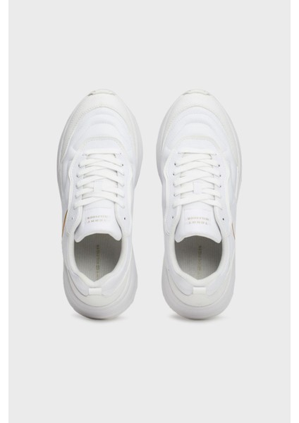 Deri Sneaker Ayakkabı Kadın Ayakkabı FW0FW08346 Ybs