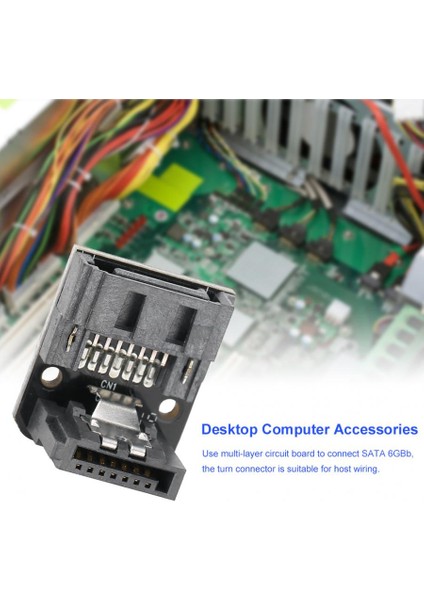 7 Pın Ters Yön Dönüş 90 Derece Dönüş Konektörü Sata Sabit Disk Ara Yönlendirici Yeni (Yurt Dışından) fiyatları