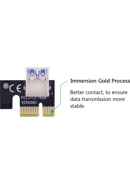 Çift LED VER009S USB 3.0 Pcı-E Yükseltici Ver 009S Express 1x 4x 8x 16X Genişletici Yükseltici Adaptör Kartı Sata 15PIN - 6 Pin Güç Kablosu (Yurt Dışından) indirimleri