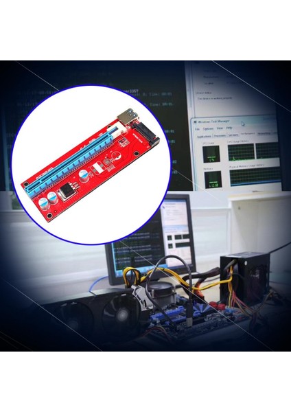 USB 3.0 164P Pcı-E Express 1x Ila 16X Genişletici Yükseltici Kart 6pin Sata Madencilik Pcı-E Express 1x Ila 16X Genişletici Yükseltici Kart (Yurt Dışından) fırsatları