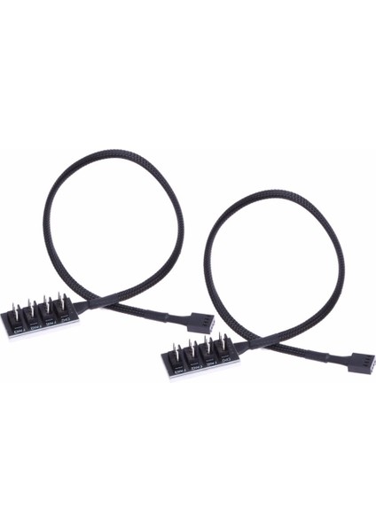 4-Pin Pwm Konektörü Soğutma Fanı Için 1 Dişiden 4 Erkeğe 4 Bağlantı Noktalı Soket Güç Kablosu (Yurt Dışından)