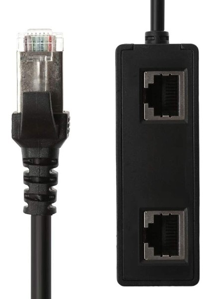 Lbsc RJ45 Ağ 1 Ila 2 Bağlantı Noktalı Ethernet Adaptör Ayırıcı, Jackiey RJ45 Erkek - 2 x Dişi Lan Ethernet Ayırıcı Adaptör Kablosu (Yurt Dışından)