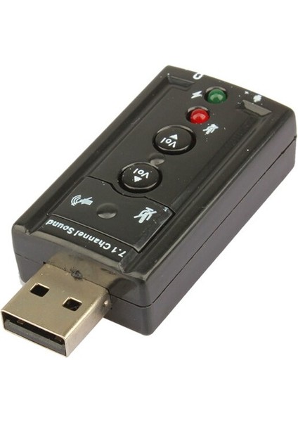 Sıcak Satış USB 2.0 Ila 3.5mm Ses Mikrofon Hoparlör Bağlantı Noktası Adaptörü 7.1 Kanal Ses Parçası (Yurt Dışından) fırsatları