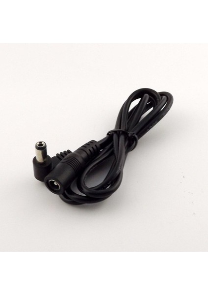 1 Adet Dc Priz 5.5mm x 2.1mm Erkek 90 Sağ Açı Dişi Uzatma Kablosu Kablosu 1 M (Yurt Dışından)