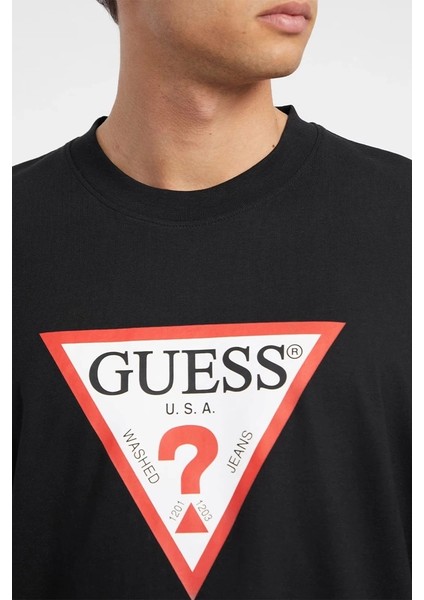 Erkek Siyah Ikonik T-Shirt fırsatları