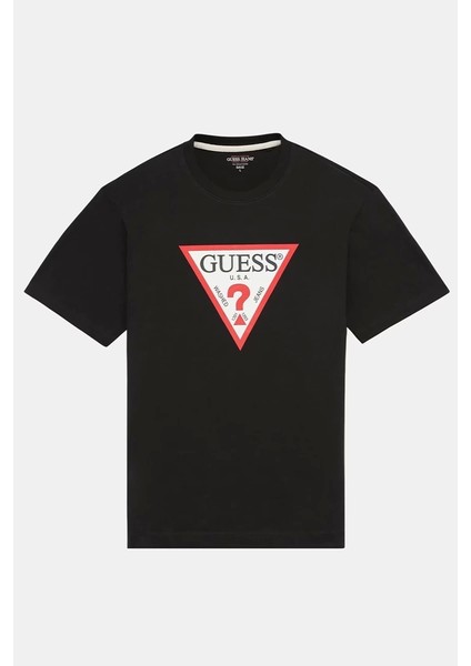 Erkek Siyah Ikonik T-Shirt indirimleri