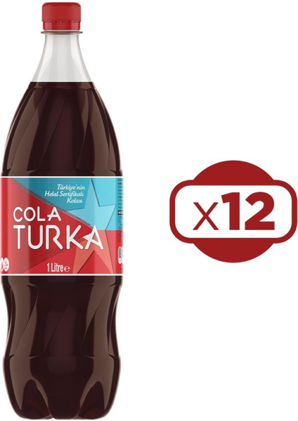 Cola Turka Kola 1 Lt x 12 Adet