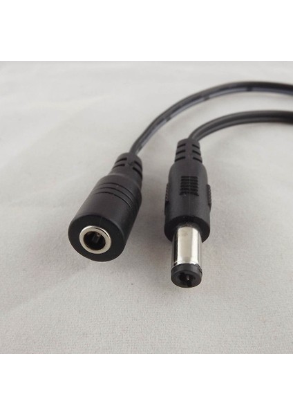 2 Adet 5.5x2.1mm Erkek 3.5X1.35MM Kadın Cctv Dc Priz Jakı Dönüştürücü Kablosu 15 cm (Yurt Dışından)
