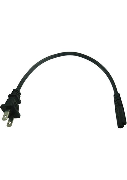 Nema 1-15P IEC320 C7 Dizüstü Taşınabilir Güç Kablosu Pc Kısa Kablo 20CM (Yurt Dışından)