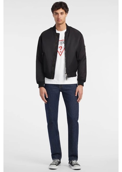 Erkek Beyaz Logolu Ikonik T-Shirt