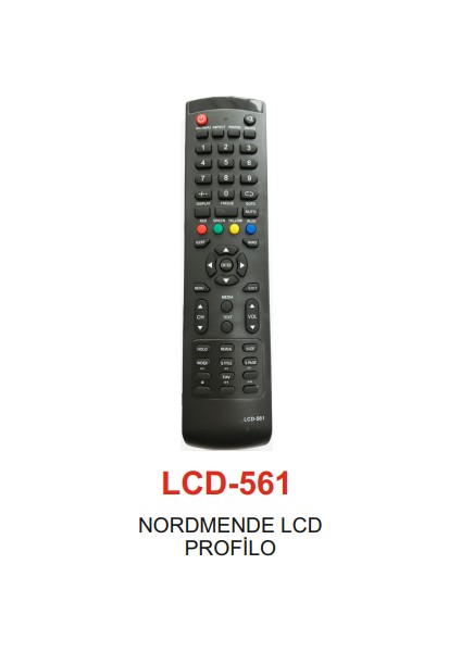 Saba, Nordmende,  Profilo LED LCD Tv Kumandası - LCD 561