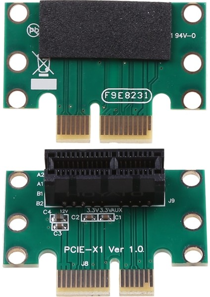 Pcı Express X1 Adaptör Yükseltme Kartı Pcıe X1 - X1 Yuvası Dönüştürücü Kartı 90 Derece Yüksek Kalite C26 (Yurt Dışından) fırsatları