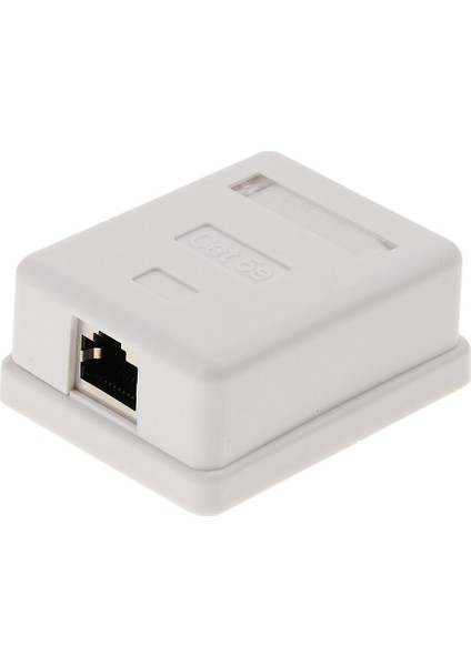 2 Sk.tek Bağlantı Noktalı CAT5E Sur-Mount Kutusu 1x RJ45 Ethernet Bağlantı Noktası CAT5E RJ45 Ağ / Internet Kablosu Duvara Montaj Bağlantı Kutusu (Yurt Dışından) fiyatları