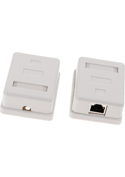 2 Sk.tek Bağlantı Noktalı CAT5E Sur-Mount Kutusu 1x RJ45 Ethernet Bağlantı Noktası CAT5E RJ45 Ağ / Internet Kablosu Duvara Montaj Bağlantı Kutusu (Yurt Dışından) indirimleri