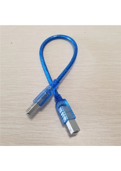 30 cm USB 2.0 Tip A Erkek - B Erkek (Am - Bm) Adaptör Dönüştürücü Kısa Veri Kablosu Kablosu Yazıcı Için Mavi (Yurt Dışından) fırsatları