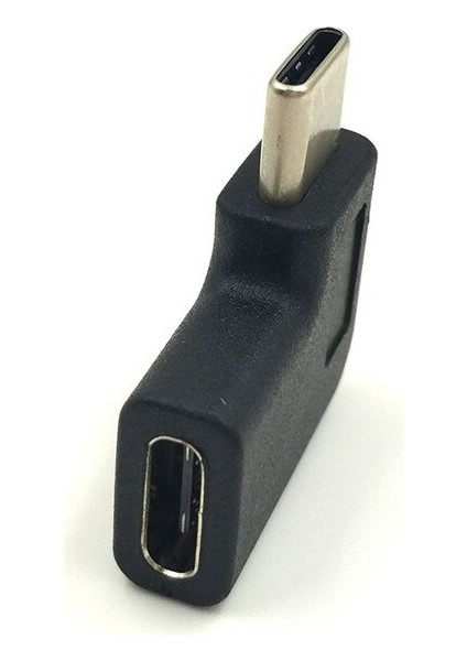 USB 3.1 Tip C Dişi - Erkek 90 Derece Açı Sol Sağ Adaptör Dönüştürücü Konektörü Usb-C (Yurt Dışından) modelleri
