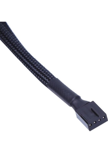 1 Ila 2 Yollu Y-Splitter Kollu 4-Pin Pwm Konnektör Fan Uzatma Adaptör Kablosu (Yurt Dışından)