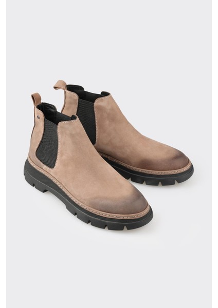 Gri Deri Erkek Günlük Bot fiyatları