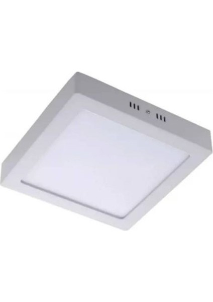18 Watt Kare Beyaz Metal Kasa 3200 Kelvin Ultra Kaliteli Sıva Üstü LED Tavan Armatürü, LED Panel fiyatları
