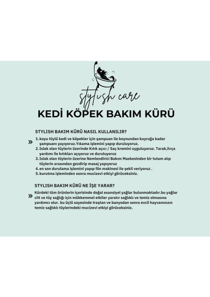 Koyu Tüylü Kedi ve Köpekler Için Bakım Kürü 3'lü Set fiyatları
