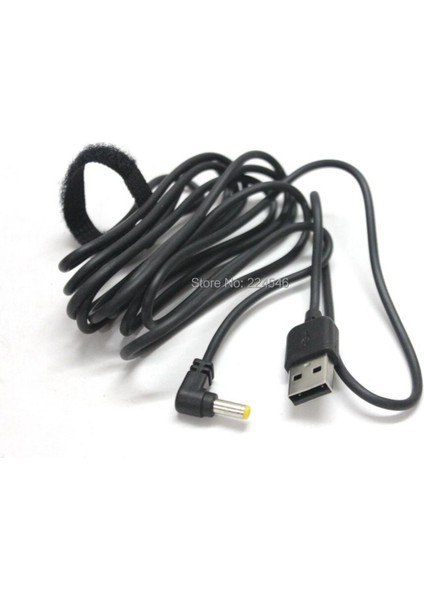 Orijinal Usb-A'dan Dc'ye 5V 4.0mm/1.7mm Sony-Psp 1000 2000 3000 W/araç Şarj Cihazı Için Şarj Gücü Güç Kablosu (Yurt Dışından)