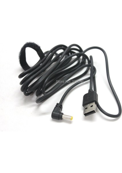 Orijinal Usb-A'dan Dc'ye 5V 4.0mm/1.7mm Sony-Psp 1000 2000 3000 W/araç Şarj Cihazı Için Şarj Gücü Güç Kablosu (Yurt Dışından)