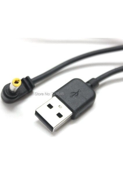 Orijinal Usb-A'dan Dc'ye 5V 4.0mm/1.7mm Sony-Psp 1000 2000 3000 W/araç Şarj Cihazı Için Şarj Gücü Güç Kablosu (Yurt Dışından)