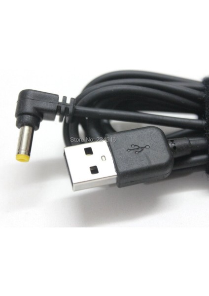 Orijinal Usb-A'dan Dc'ye 5V 4.0mm/1.7mm Sony-Psp 1000 2000 3000 W/araç Şarj Cihazı Için Şarj Gücü Güç Kablosu (Yurt Dışından)