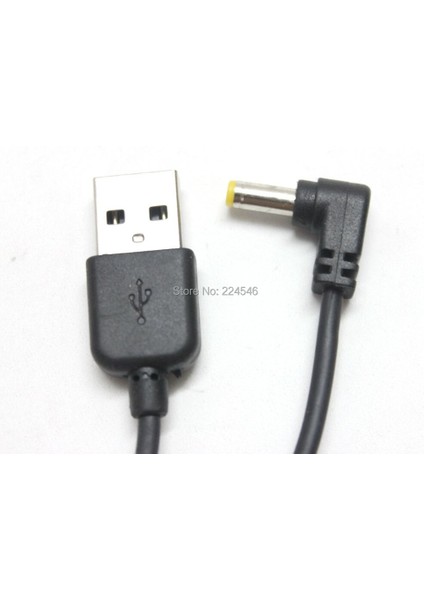 Orijinal Usb-A'dan Dc'ye 5V 4.0mm/1.7mm Sony-Psp 1000 2000 3000 W/araç Şarj Cihazı Için Şarj Gücü Güç Kablosu (Yurt Dışından)