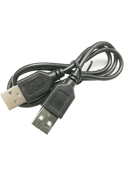 USB 2.0 Tip A Erkek - USB A Erkek Sy Veri Şarj Kablosu Kablosu 50CM Konektör (Yurt Dışından) indirimleri