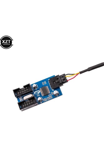 9pin Çoğaltıcı Başlık Ayırıcı 1 Ila 2 Anakart USB Uzatma Kablosu Kartı 9 Pin Ara Konnektör Bağlantı Noktası Multilier (Yurt Dışından) modelleri